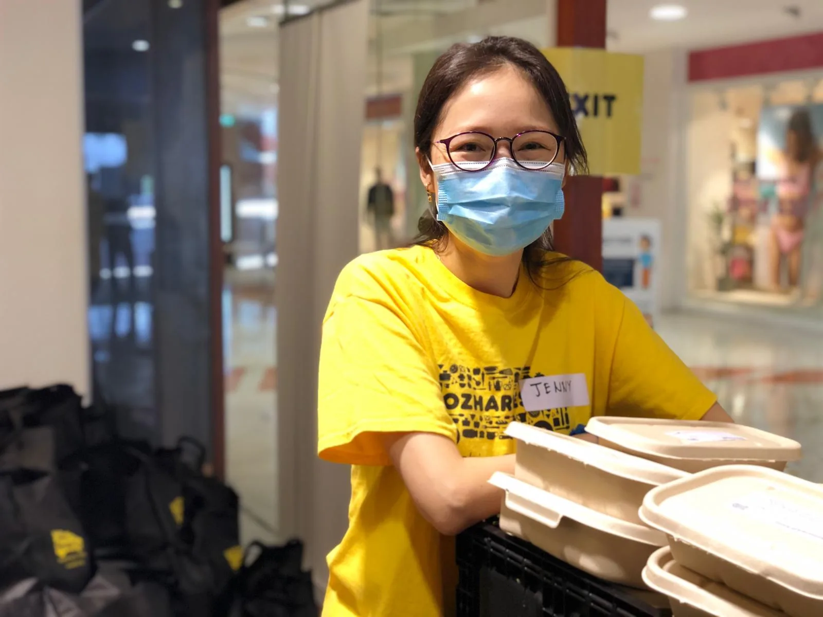 Bayarmaa OzHarvest volunteer