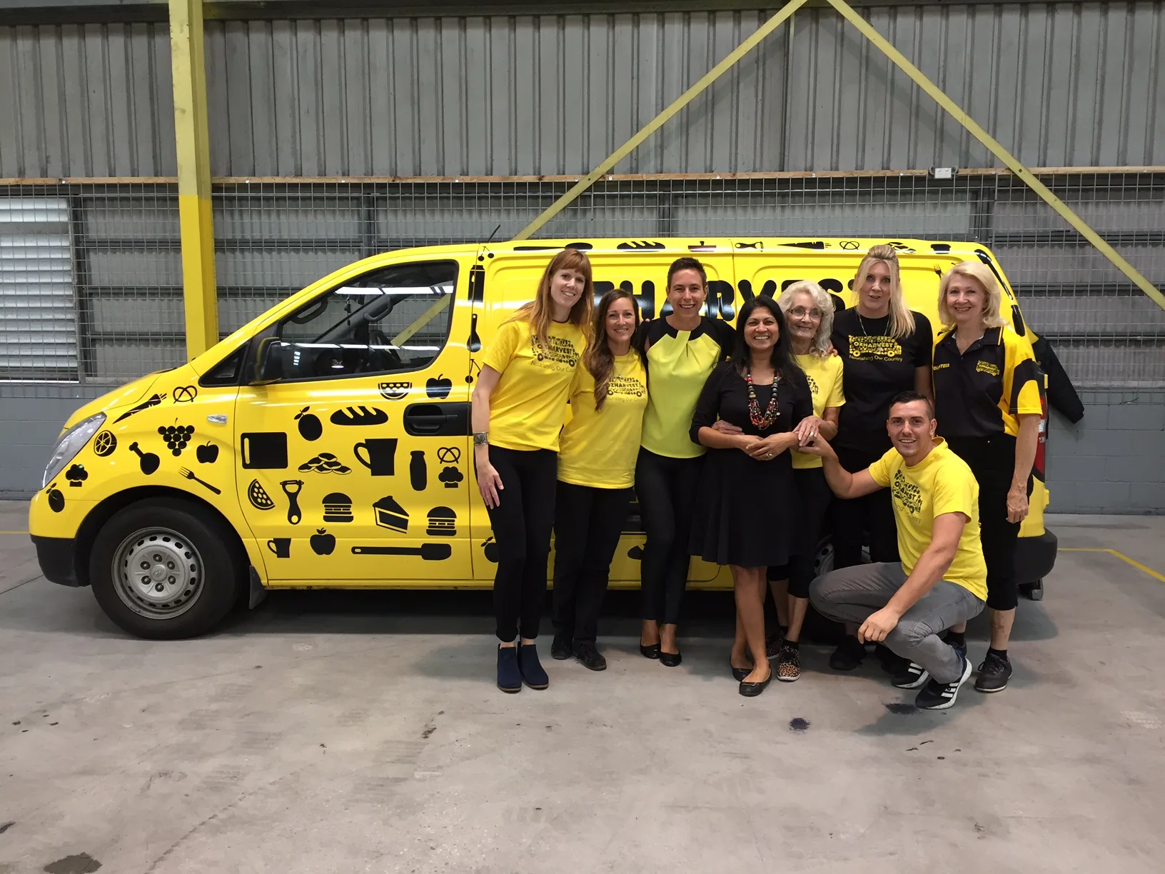 Gold Coast volunteers and Lee