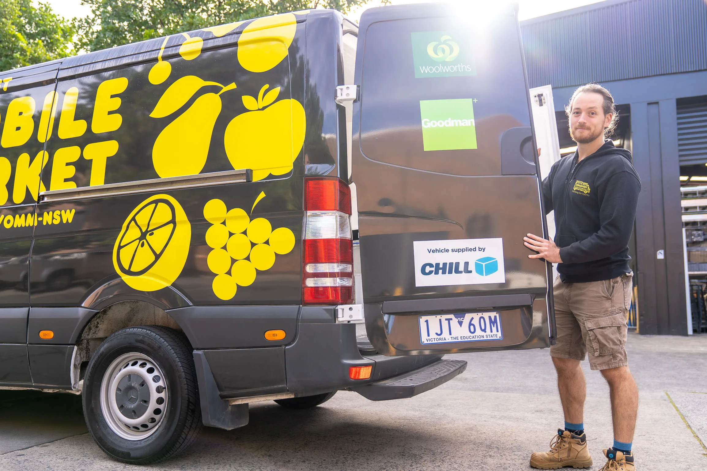 OzHarvest Mobile Market OMM Chill partnership logo