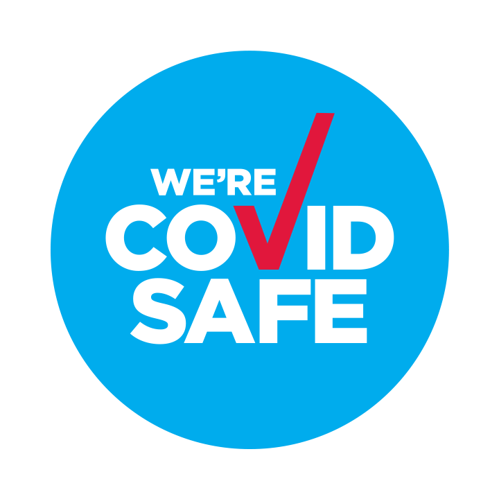 "We are COVID Safe" logo from NSW Government