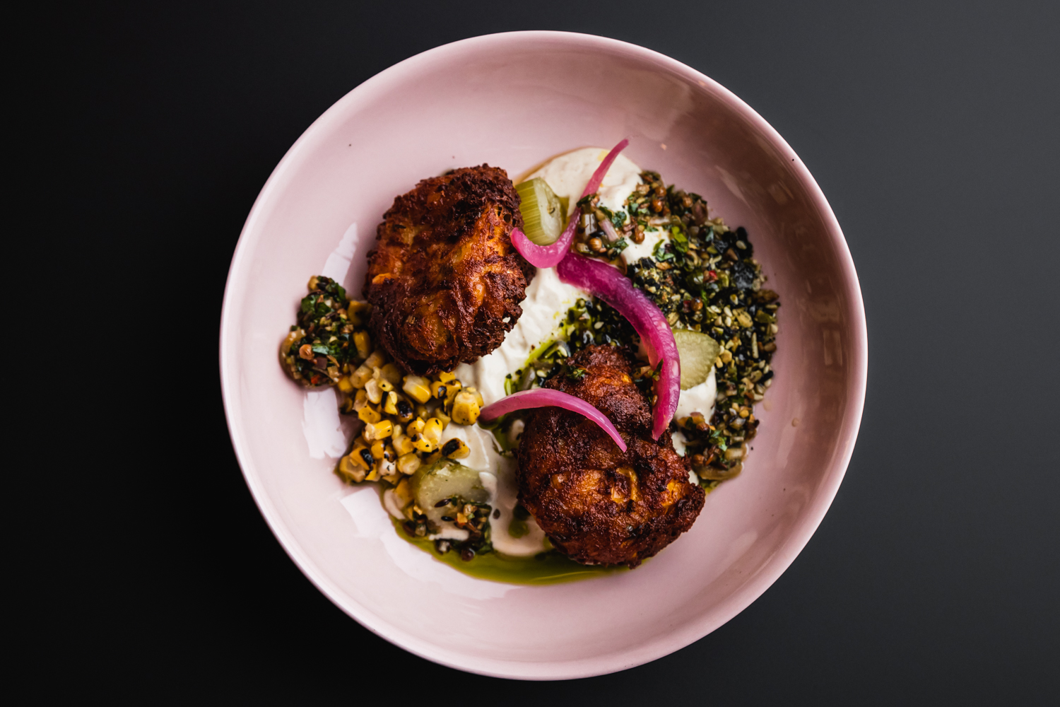 Refettorio-ozharvest_sweet-corn-and-green-chilli-beignet-with-pickles_credit-nikki-to