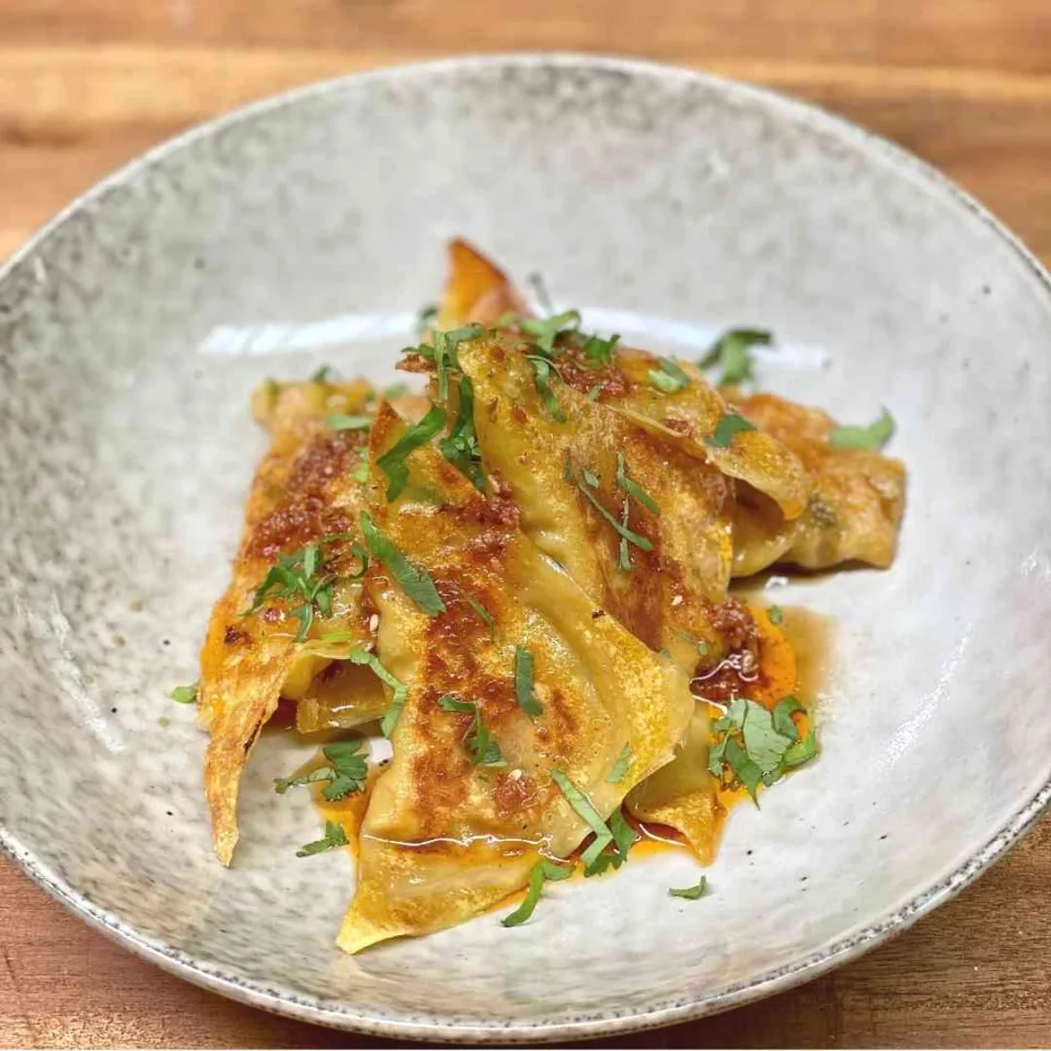 Fried Ham Dumplings Recipe