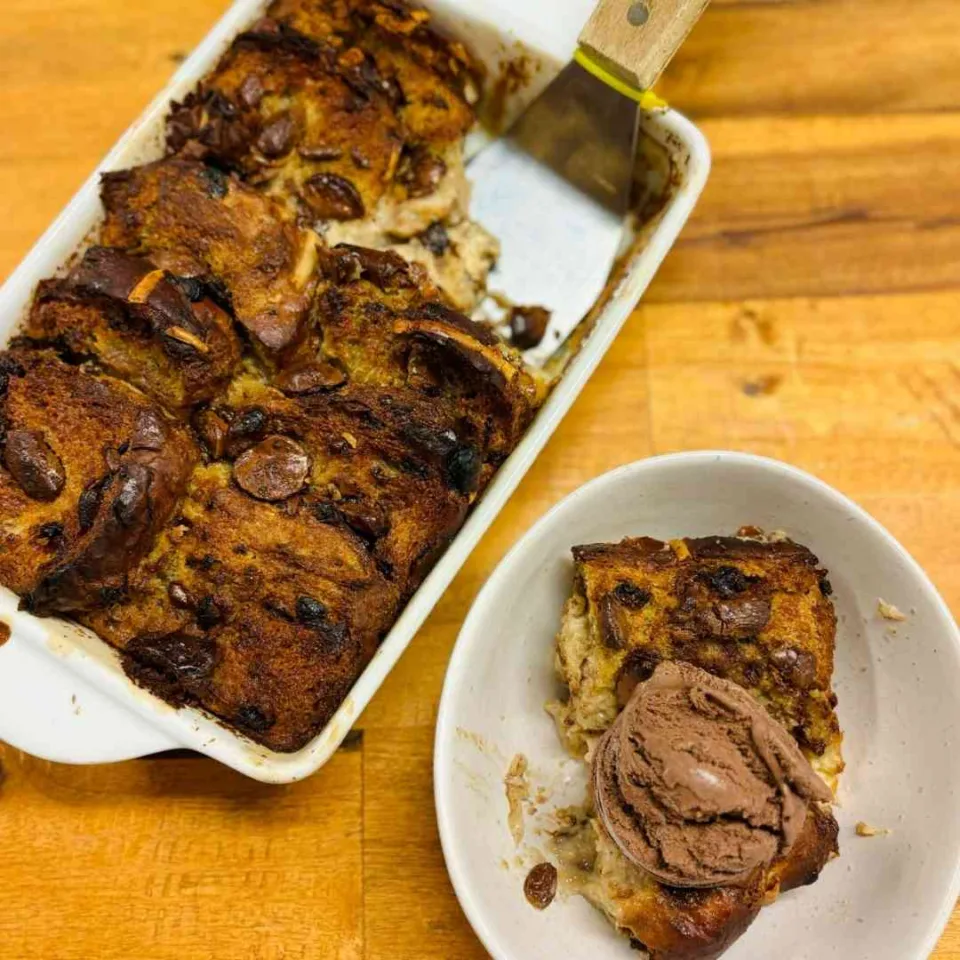 Hot Cross Bun and Butter Pudding Recipe