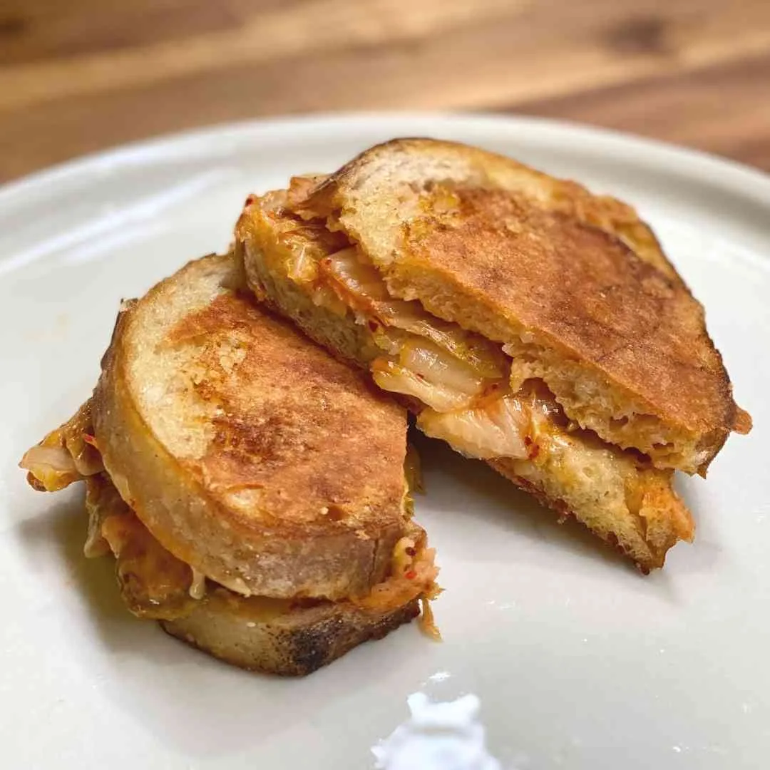 Kimchi Grilled Cheese Sandwich