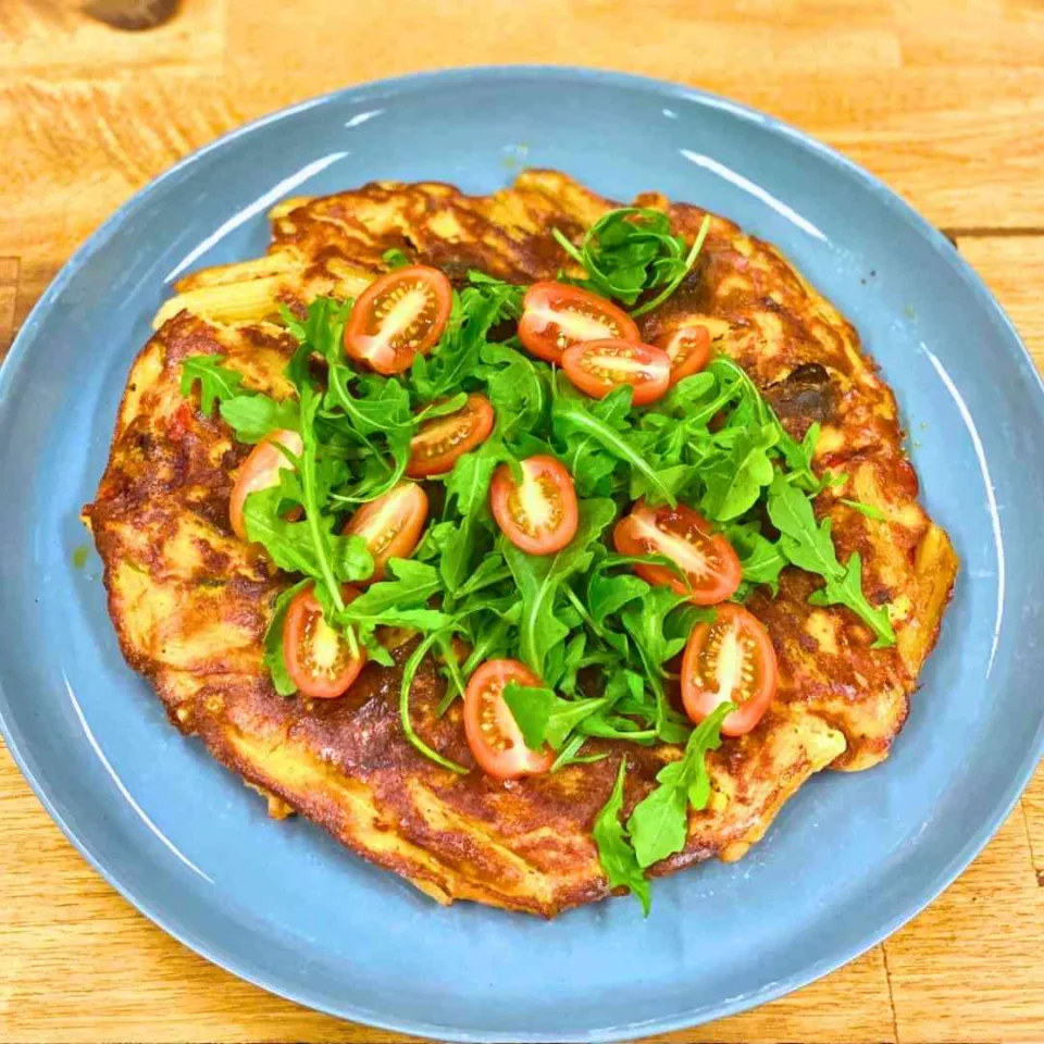 Leftover Pasta Frittata Recipe