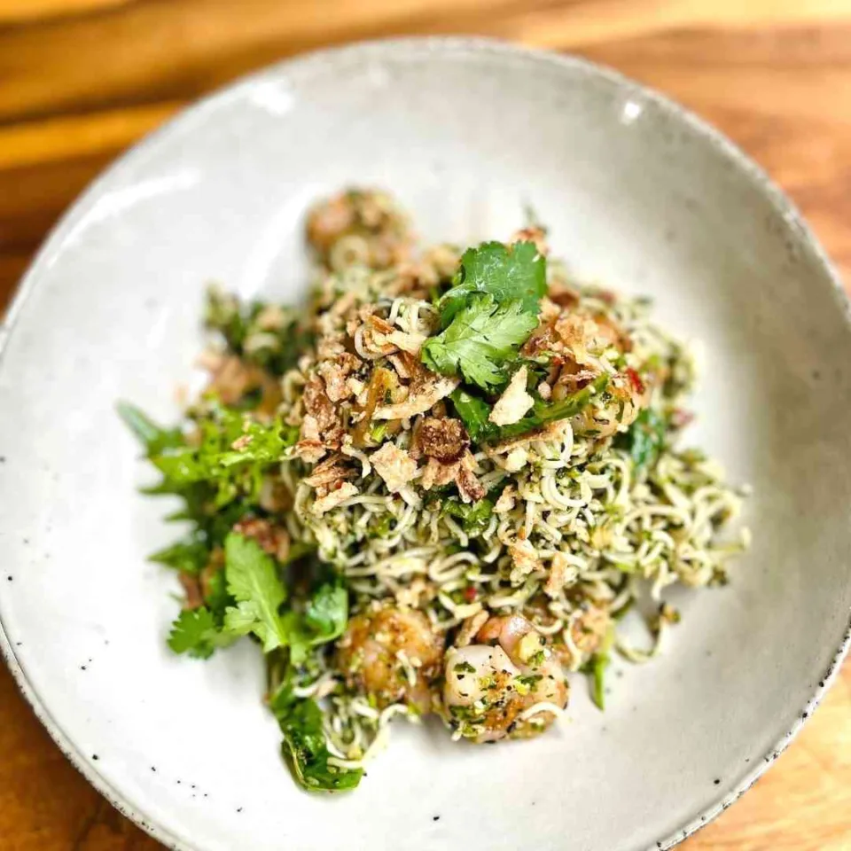 Prawn Thai Pesto Salad Recipe