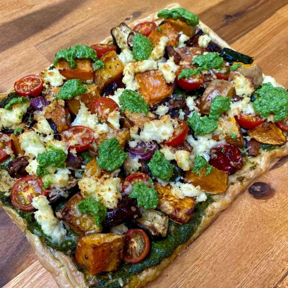 Roast Vegetable Tart Recipe
