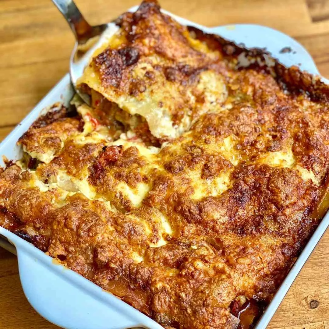 Sausage and Onion Lasagne
