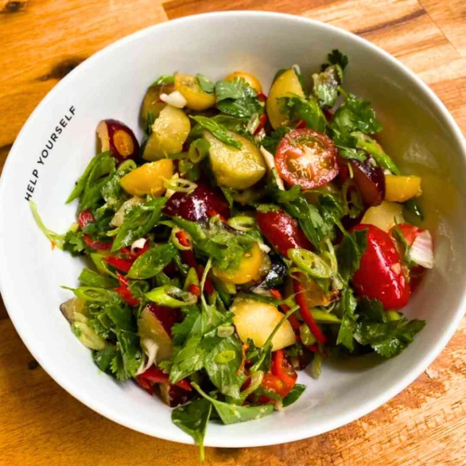 Stone Fruit Tomato Salad Recipe