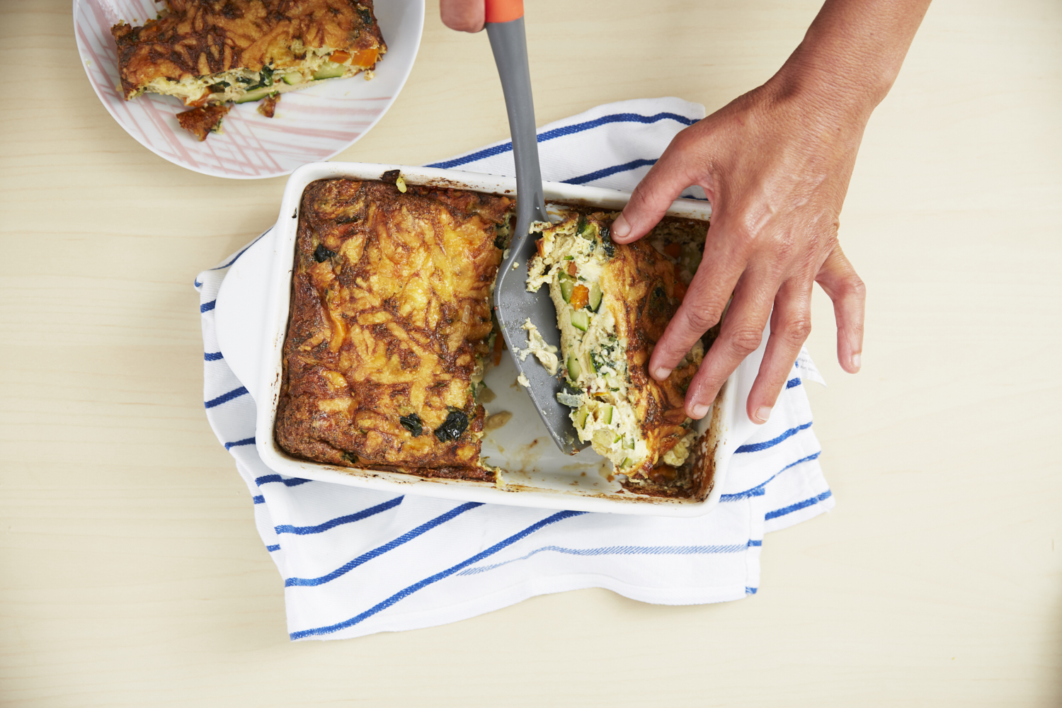 Easy Zucchini and Cheese Frittata